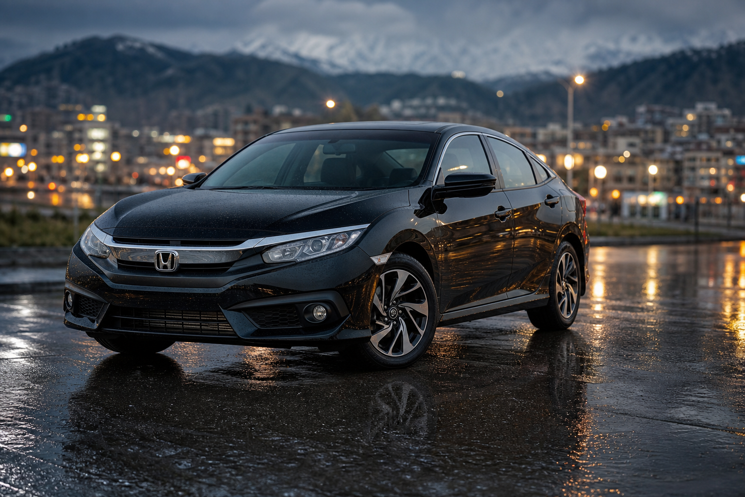 2017 Black Honda Civic